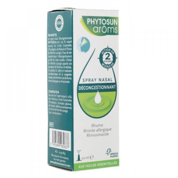 Phytosun Arôms - Spray nasal décongestionnant - 20ml