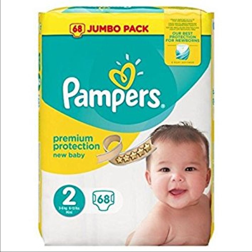 Pampers Premium protection 68 couches