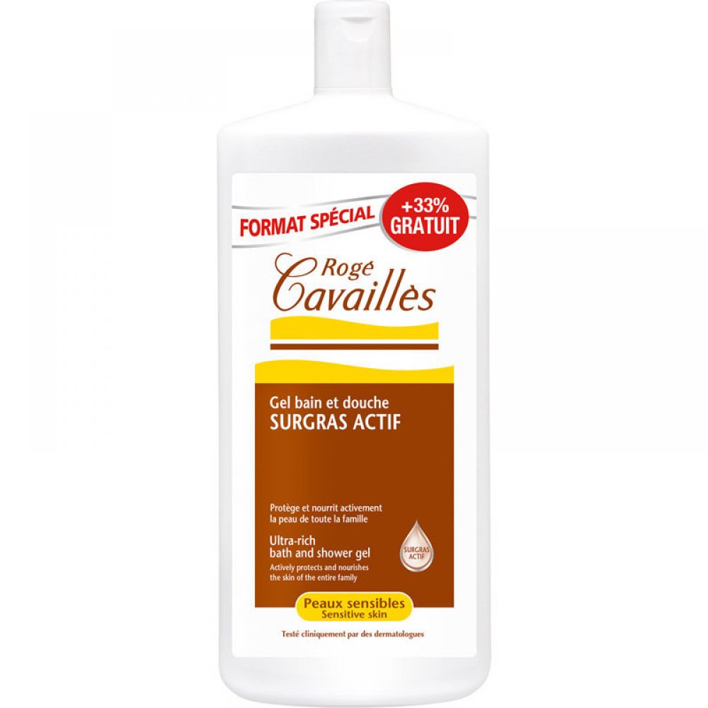 Rogé Cavailles gel bain et douche surgras actif
