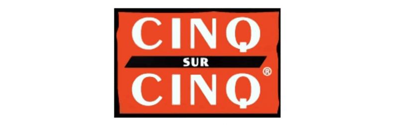 -50% sur Cinq sur Cinq.