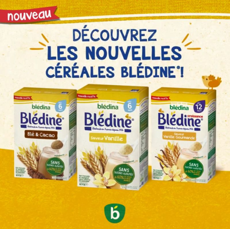 2+1 offerte sur Bledina.