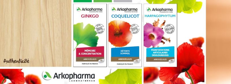 2+1 offert sur Arkopharma.
