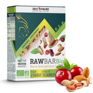 Eric Favre - Rawbar Bio Barre énergétique Cramberry, amandes & cacahuètes - 6 barres