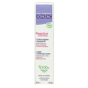 Jonzac - Reactive control Crème légère apaisante - 40mL