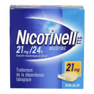 Nicotinell TTS 21mg/24h - 28 dispositifs transdermiques