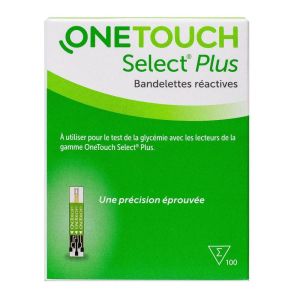 One Touch - Bandelettes reactives 100 Bandelettes