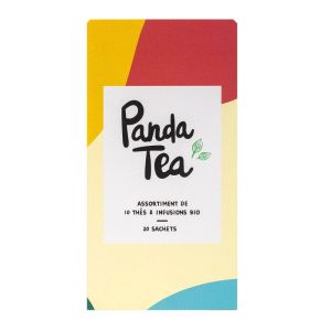 Panda Tea - Assortiment de 10 thés - 20 sachets