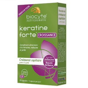 Biocyte - Keratine forte croissance - 20 capsules