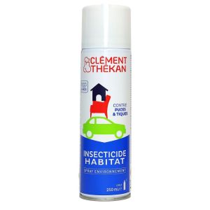 Clement Thekan - Spray Insecticide Habitat Contre Puce & Tiques - 250ml