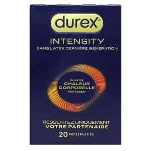Durex - Intensity sans latex - 20 préservatifs
