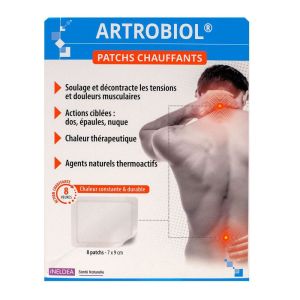 ISN - Artrobiol patchs chauffants - 8 patchs