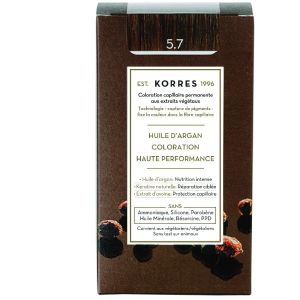 Korres - Coloration Haute Performance - 5.7 Châtain clair marron