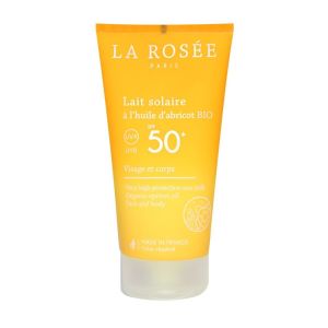La rosée - Lait solaire à l'huile d'abricot bio SPF50 + - 150ml