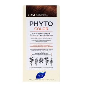 Phytocolor - Coloration permanente 6.34 blond foncé cuivré intense