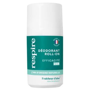 Respire - Déodorant roll-on efficacité 24H Fraîcheur d'Aloe - 50ml