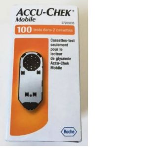 Roche - Accu-Chek mobile Cassette test pour la détermination de la Glycémie