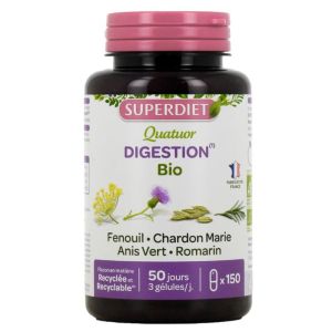 Superdiet - Quator digestion - 150 gélules