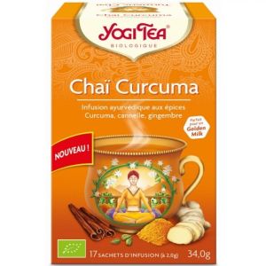 Yogi Tea - Chaï curcuma 17 sachets - 34.0 g