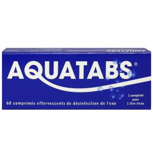 Aquatabs - purification et désinfection de l’eau.