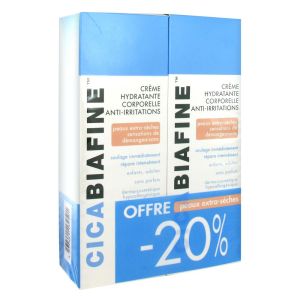 Cicabiafine - Crême corporelle anti irritations - 2 x 200ml