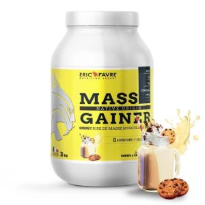 Eric Favre - Mass Gainer Native Origin saveur Cookie & Cream - 3kg