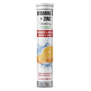 Eric Favre - Vitamine C + Zinc Vegan goût orange - 20 comprimés