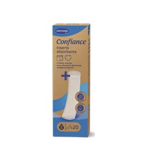 Hartmann - Confinance Inserts absorbants pour sous-vêtements lavables - 20 unités
