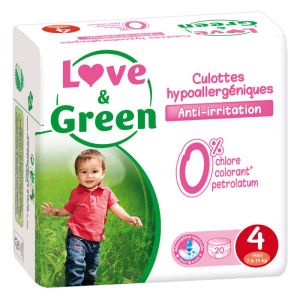 Love & Green - Culottes Taille 4 - 20 culottes