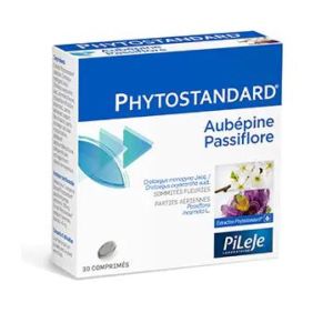 Pileje - Phytostandard Aubepine Passiflore - 30 comprimés