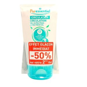 Puressentiel - Circulation gel ultra frais - lot de 2 x 125 ml