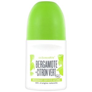 Schmidt's - Déodorant roll-on bergamote citron vert