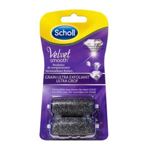 Scholl - Velvet Smooth grains ultra exfoliants - 2 rouleaux