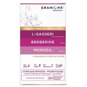 Granions - Complexe minceur - probiotiques - 20 gélules + 20 comprimés