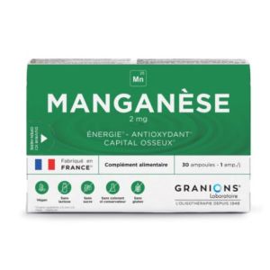 Granions - Manganèse - 30 ampoules