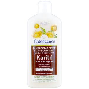 Natessance - Shampooing crème ultra-nourrissant Karité - 250ml