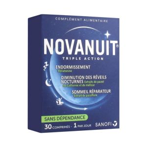 Novanuit - Triple action sommeil - 30 gélules