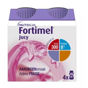 Nutricia - Fortimel Jucy arome Fraise 4x200ml