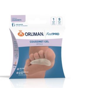 ORLIMAN - Coussinet gel orteils droit