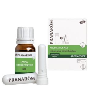 Pranarom - Aromastick Nez - Lotion pour stick inhalateur - 10 ml + Aromastick