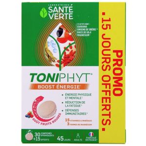 Sante verte - Toniphyt Boost - 30+15 comprimés