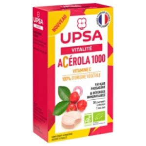 Upsa - Acérola 1 000 - 30 comprimés à croquer