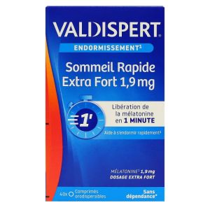 Valdispert - Sommeil Rapide Extra Fort 1.9 mg - 40 comprimés