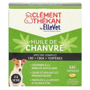 Clément Thékan - Huile de Chanvre de 2 à 12 kg - 45 capsules