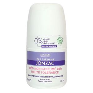 Jonzac - Déodorant non parfumé bio 24h haute tolérance - 50ml