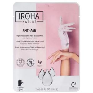 Iroha Nature - Masque main anti-âge - 2 x 9 mL