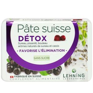 Lehning - Pâte Suisse détox - 40 gommes
