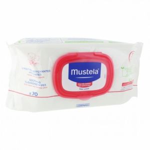 Mustela - Lingettes nettoyantes apaisantes peau très sensible - x70
