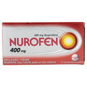 Nurofen - 400mg - 12 comprimés enrobés