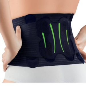 ORLIMAN - Mouv'n fit ceinture de soutien lombaire 21cm bleu marine/vert