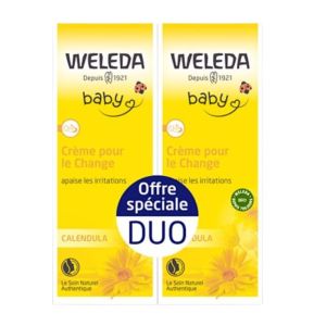 Weleda baby - Crème pour le change offre duo - 2x75ml